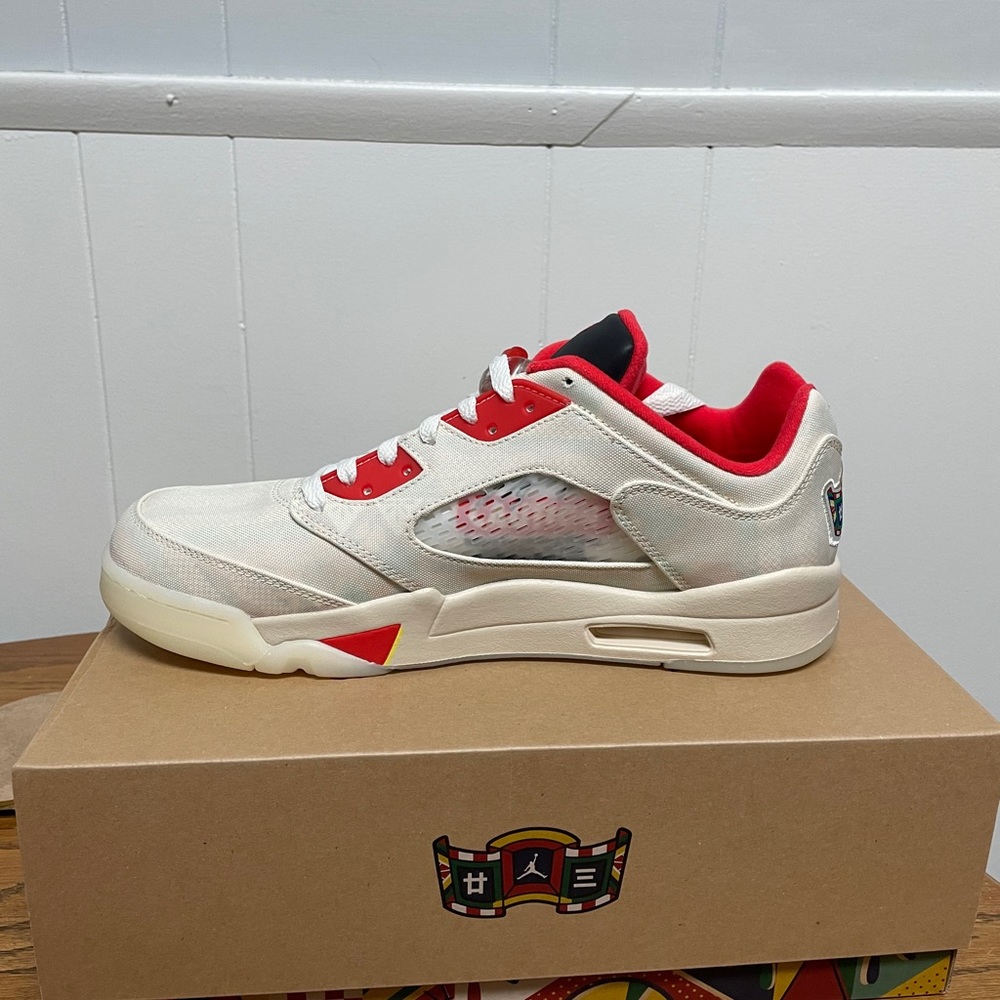 Jordan 5 Chinese New Year Low, Size 12 - Picture 5 of 9